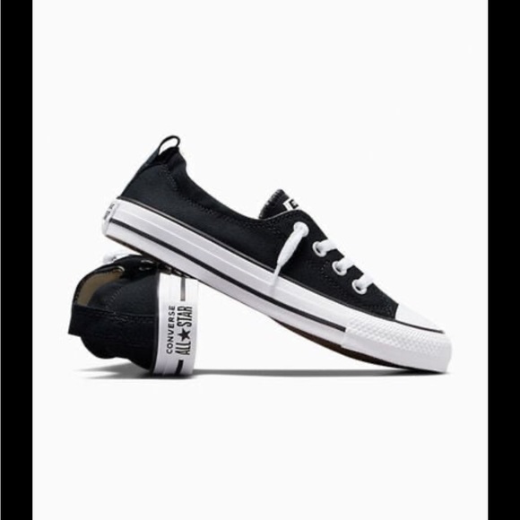 Converse Black and White Sneakers - Picture 5 of 13